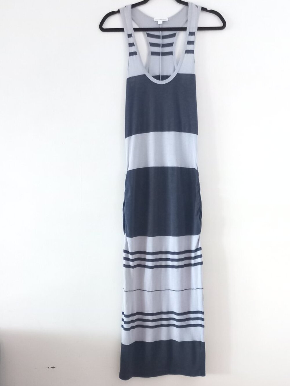 JAMES PERSE striped racerback sleeveless long dress